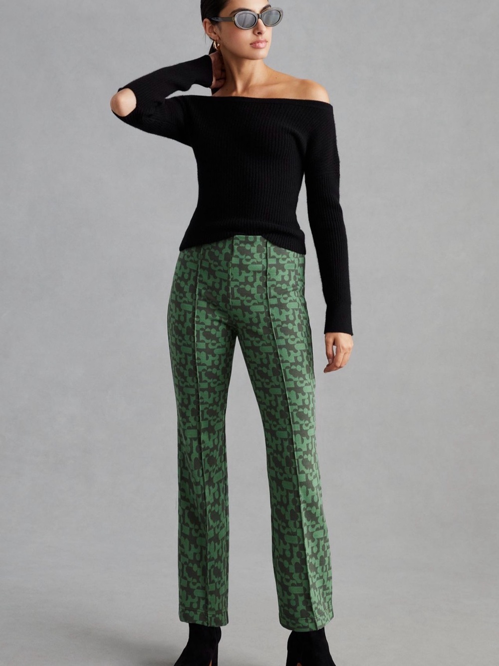 Maeve the Margot by Anthropologie cropped flare leg